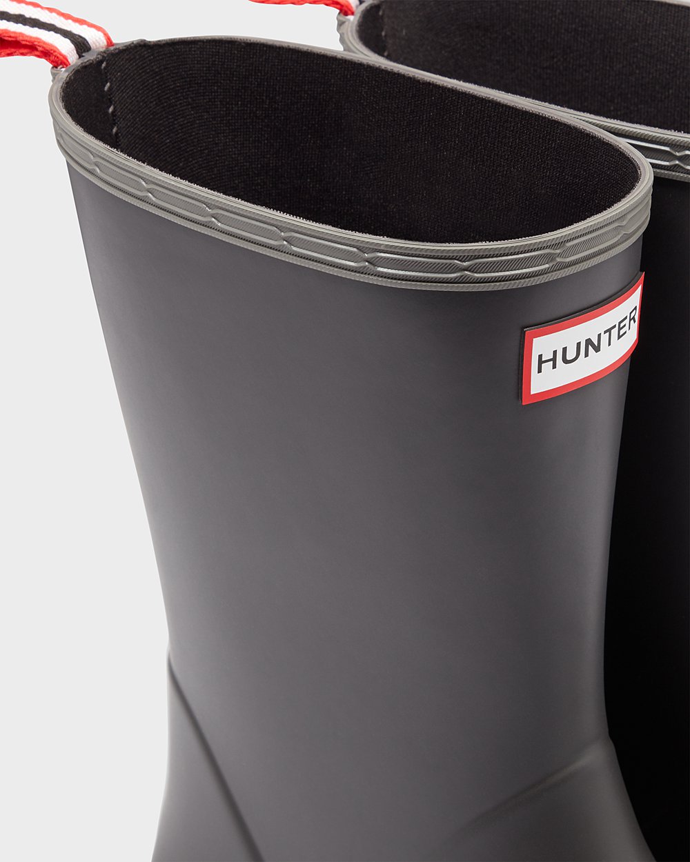 Hunter Play Støvler Herre Sort/Grå | Original Mid-Height Speckle Rain | IZGWM-9724